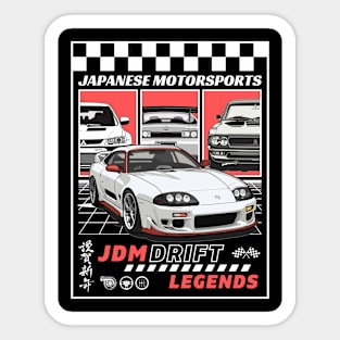 Retro Japanese Racing JDM Car Sticker